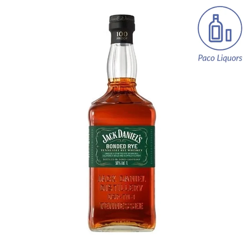 1L Jack Daniel's Bonded Rye 50% 1000ml large bottle (no box)