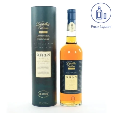 1L Oban 2003 Distillers Edition (2017 Release) Single Malt Scotch Whisky 1000mL abv 43%