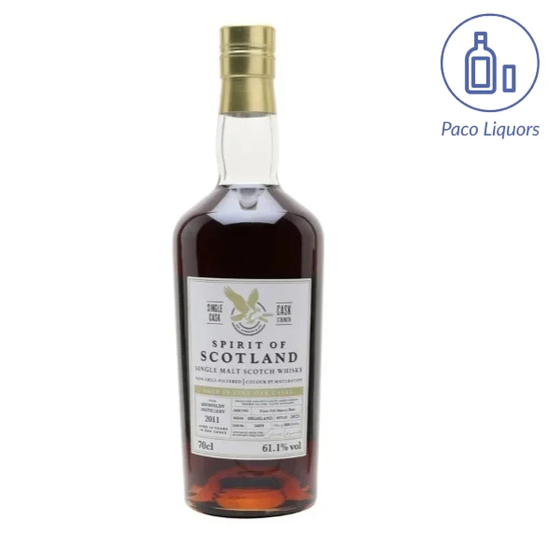 Aberfeldy 14 Year Old 2011 Spirit of Scotland Cask #5609 Single Malt Scotch Whisky 700ml 61.1%abv Limited Edition