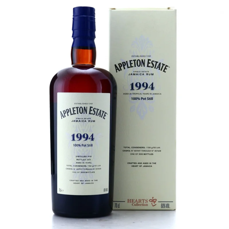 Appleton Estate 1994 Velier 26 Year Old - Hearts Collection