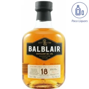 Balblair 18 Year Old Single Malt Scotch Whisky 700ml (no box)