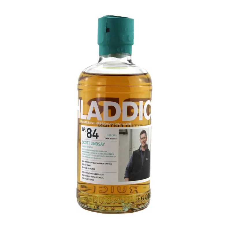 Bruichladdich 15 year old The Laddie Valinch No. 84 Bourbon Cask # 1083 50cl / 61%abv (353 bottles) Scott Lindsay