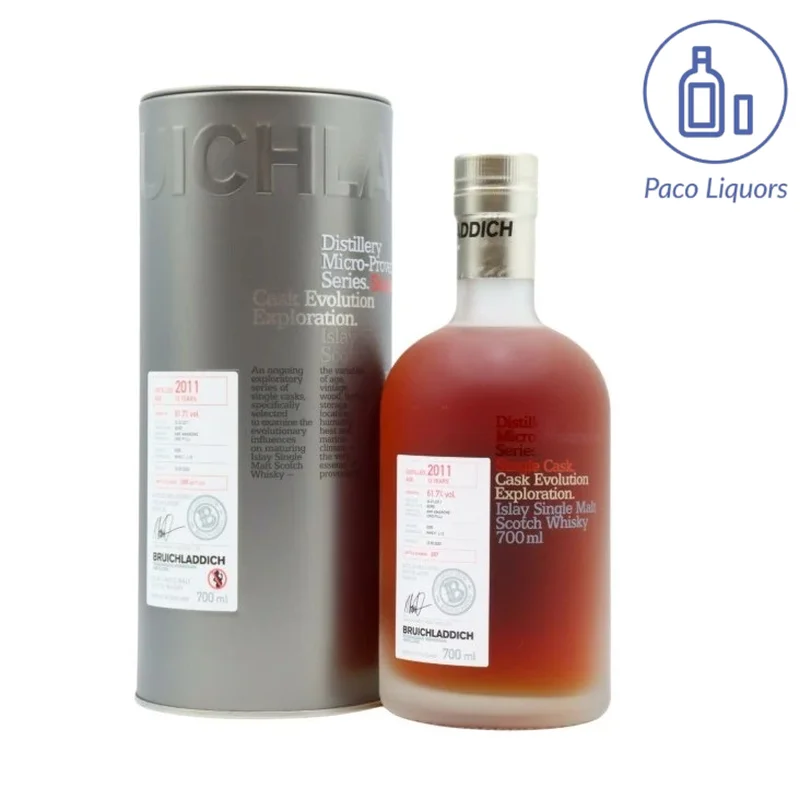Bruichladdich Micro Provenance Single Cask Whisky 0287 Limited Release 2011 Vintage 700ml 60.3%abv