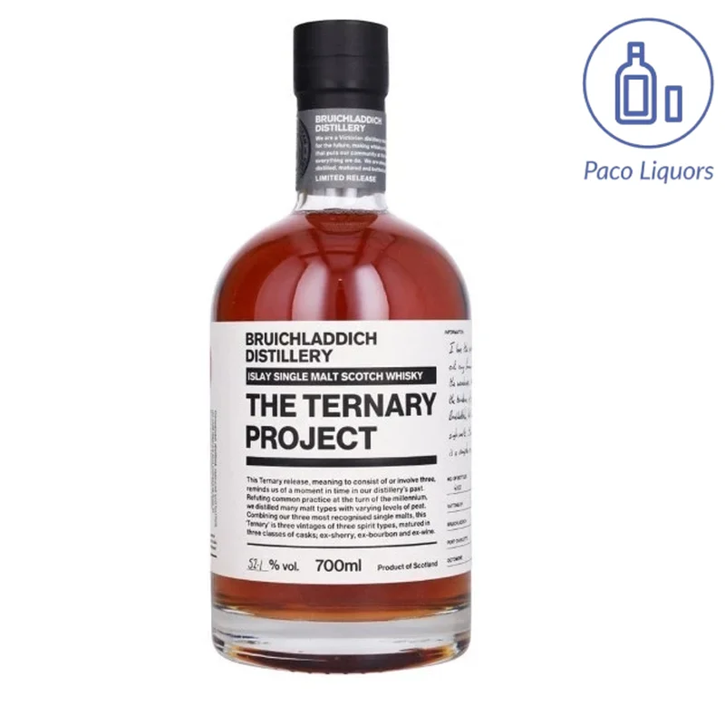Bruichladdich The Ternary Project Single Malt Scotch Whisky 52.1%abv 700ml