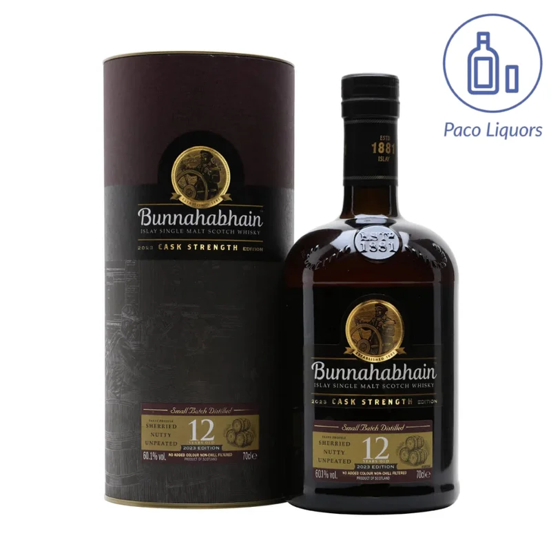 Bunnahabhain 12 Year Old Cask Strength 2023 Edition (700ml, 60.1%)