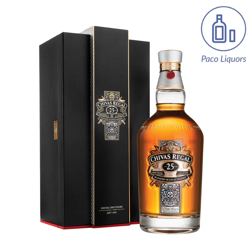 Chivas Regal 25 Year Old Blended Scotch Whisky 700ml 40%abv