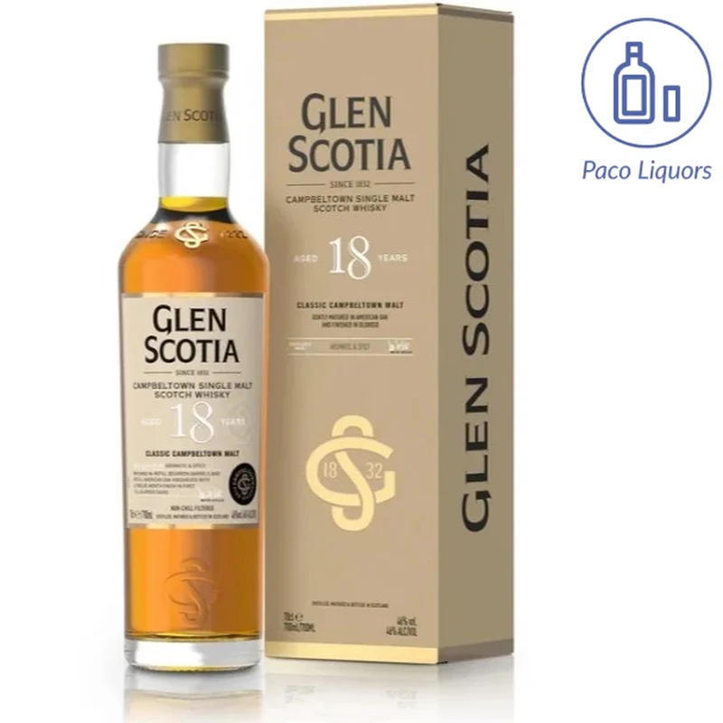 Glen Scotia 18 Year Old Single Malt Whisky 700ml
