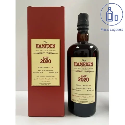 Hampden Estate 3 Year Old 2020 HLCF Single Cask Rum #330 Whisky Live Paris 2023 70cl 63.5% Limited Edition