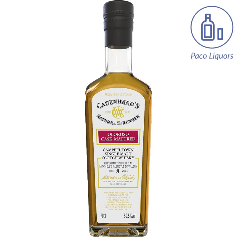 Kilkerran 8 Year Old Single Oloroso Cask 59.5%