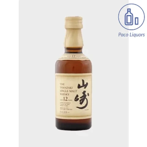 Mini Suntory Yamazaki 12 Year Single Malt Japanese Whisky 50ml Yamazaki 12 Miniature