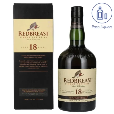 Redbreast 18 Year Old Single Pot Still Irish Whiskey 46%abv 700ml
