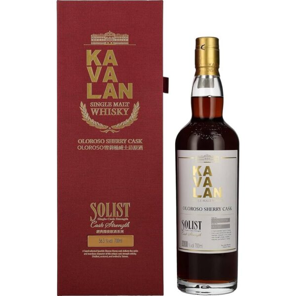 1L Kavalan Solist Oloroso Sherry Cask Strength Single Malt Whisky 57.8% abv 1000ml