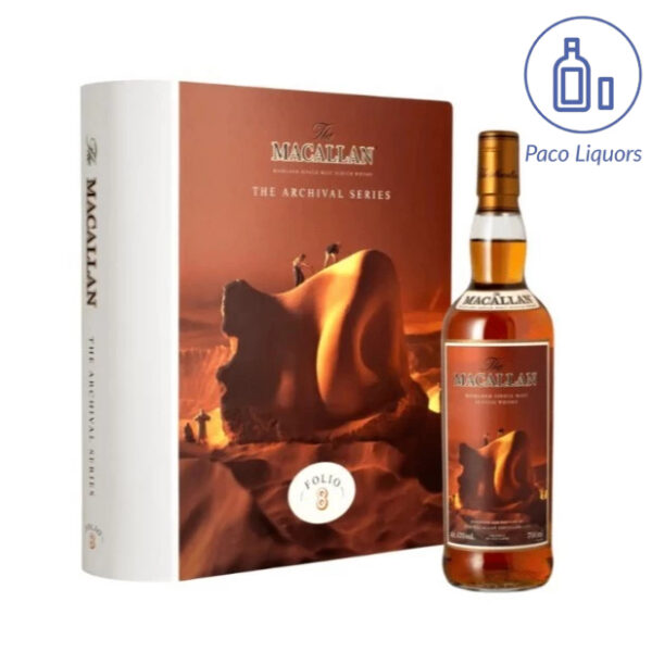 Macallan Folio 8 THE ARCHIVAL SERIES Scotch Whisky  43% abv 700ml