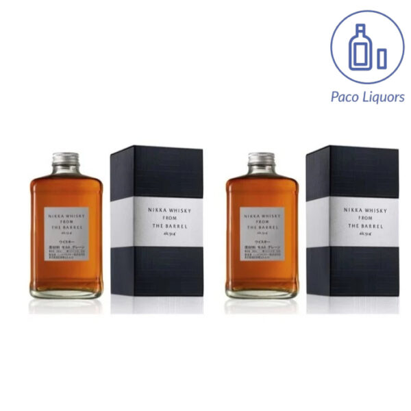 Bundle of 2 Nikka From The Barrel Japanese Blended Whisky 500ml (with box)
